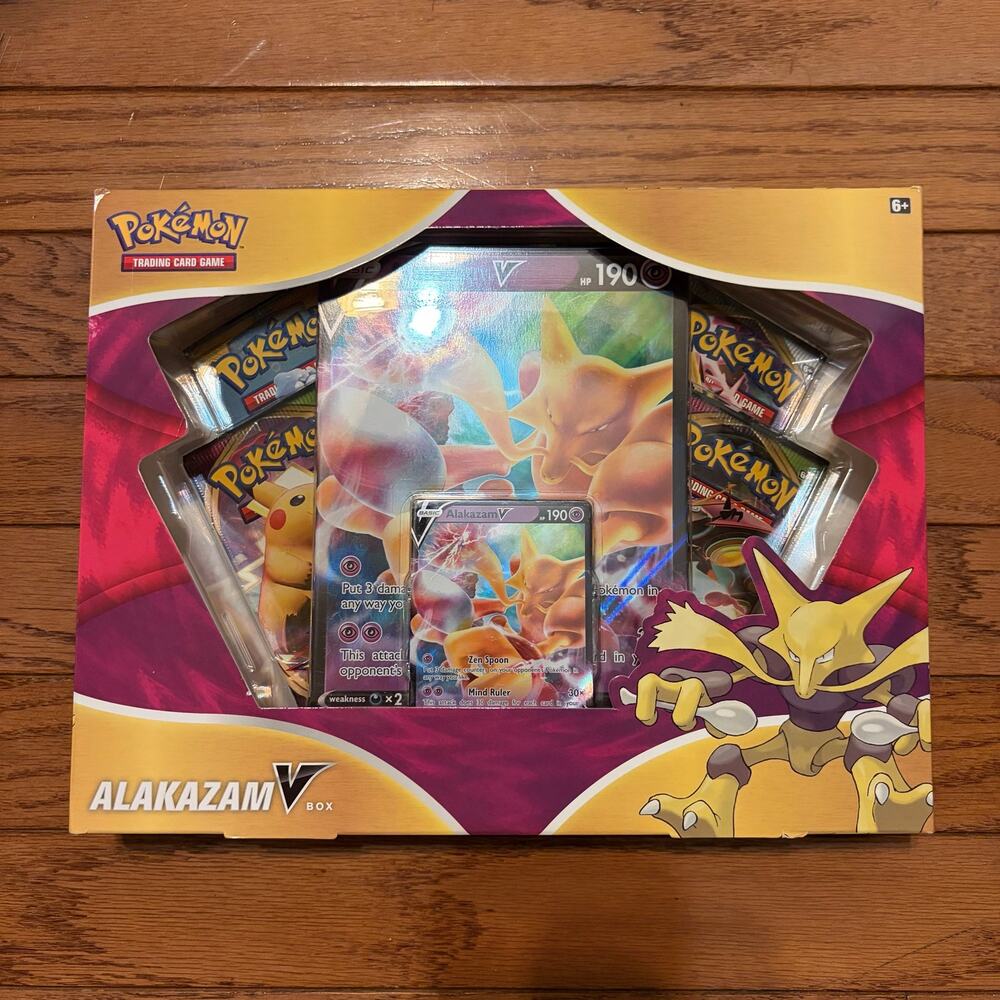 Pokémon Alakazam V Box - SWSH04: Vivid Voltage SEALED